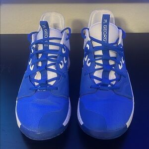 Nike Blue and White Sneakers